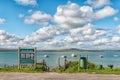 WEST COAST NATIONAL PARK, SOUTH AFRICA, AUGUST 20, 2018: A view of Kraalbaai at the Langebaan Lagoon on the Atlantic Ocean coast