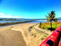 West coast of Pangandaran beach, West Java Indonesia