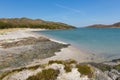 West coast Scotland UK at Morar blue sea and sky in spring Royalty Free Stock Photo