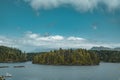 West coast Vancouver Island near Ucluelet British Columbia Canada on the Wild Pacific Trail Royalty Free Stock Photo