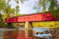 West Cornwall bridge over the Housatonic River Royalty Free Stock Photo