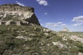 West and East Pawnee Butte in North Eastern Colorado Royalty Free Stock Photo