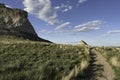 West and East Pawnee Butte in North Eastern Colorado Royalty Free Stock Photo