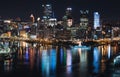 View of the Pittsburgh skyline from Duquesne overview