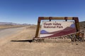 West Entrance to Death Valley National Park California USA Royalty Free Stock Photo