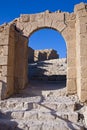 The west entrance to Masada