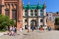 West facade of the Golden Gate in Gdansk Royalty Free Stock Photo