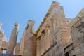 West facade of the Propylaia of Acropolis of Athens Royalty Free Stock Photo