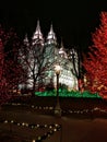 West Facade of Salt Lake City LDS Mormon Temple