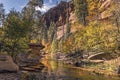 West Fork Of Oak Creek At Fall Time In Sedona AZ Royalty Free Stock Photo