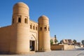 West gate of Khiva, Uzbekistan Royalty Free Stock Photo
