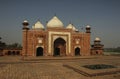 West gate of Taj Mahal, Agra, India Royalty Free Stock Photo