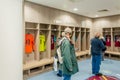 West Ham United changing rooms