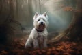 West Highland Terrier in Fantasy art