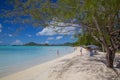 West Indies, Caribbean, Antigua, St Mary, Ffryes Beach Royalty Free Stock Photo