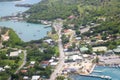 West Indies, Caribbean, Antigua, View of English Harbour & Nelson's Dockyard