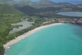 West Indies, Caribbean, Antigua, View over Five Islands Village