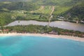 West Indies, Caribbean, Antigua, View over Galley Bay