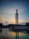 West irian liberiation statue Royalty Free Stock Photo