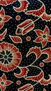 West Java Indonesia Batik Pattern -  repeat background Royalty Free Stock Photo