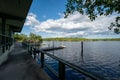 West Lake picnic area and rest rooms in Everglades National Park, Florida.