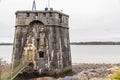 The west martello tower at pembroke dock, landscape