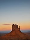 West Mitten Butte - Monument Valley Royalty Free Stock Photo