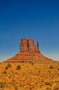 The West Mitten Butte, rock formation, in Monument Valley, Arizona