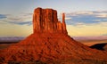 West Mitten, Monument Valley Navajo Tribal Park, Utah Royalty Free Stock Photo