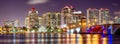 West Palm Beach Skyline Royalty Free Stock Photo