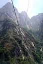 Mountain Huashan Cable Car Line