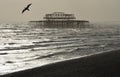 The West Pier, Brighton Royalty Free Stock Photo