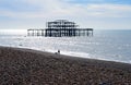 West Pier, Brighton, England, UK Royalty Free Stock Photo