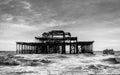 The West Pier in Brighton Royalty Free Stock Photo