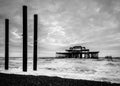 The West Pier in Brighton Royalty Free Stock Photo