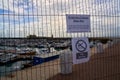 West Pier in Ramsgate Royal Harbour closed due to antisocial behavior, United Kingdom