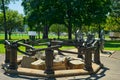 West Point display of the Chain Royalty Free Stock Photo