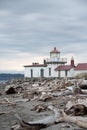 West Point Lighthouse Discovery Park, Seattle, WA Royalty Free Stock Photo