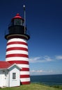 West Quoddy Lighthouse Royalty Free Stock Photo