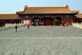 West Ramp towards West Glorious Gate, The Forbidden City, Beijing, China