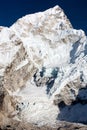 West rock face of Nuptse peak