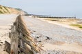 West Runton sea defences Royalty Free Stock Photo