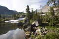 West Sayan, Ergaki, Azure lake in summer