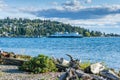 West Seattle Ferry Terminal Scene 5 Royalty Free Stock Photo