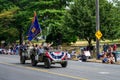 West Seattle Grand Parade, Veterans of Foreign Wars participants riding in a military jeep