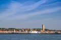 West-Terschelling skyline with Brandaris lighthouse, Holland