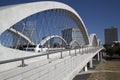 West 7th street bridge in downtown Fort Worth Royalty Free Stock Photo