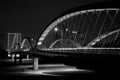 West 7th strret bridge in downtown Fort worth Royalty Free Stock Photo