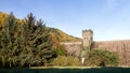 West tower of derwent dam Royalty Free Stock Photo