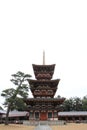 West tower of Yakushi ji in Nara